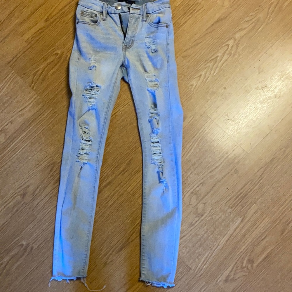 Denim jeggings